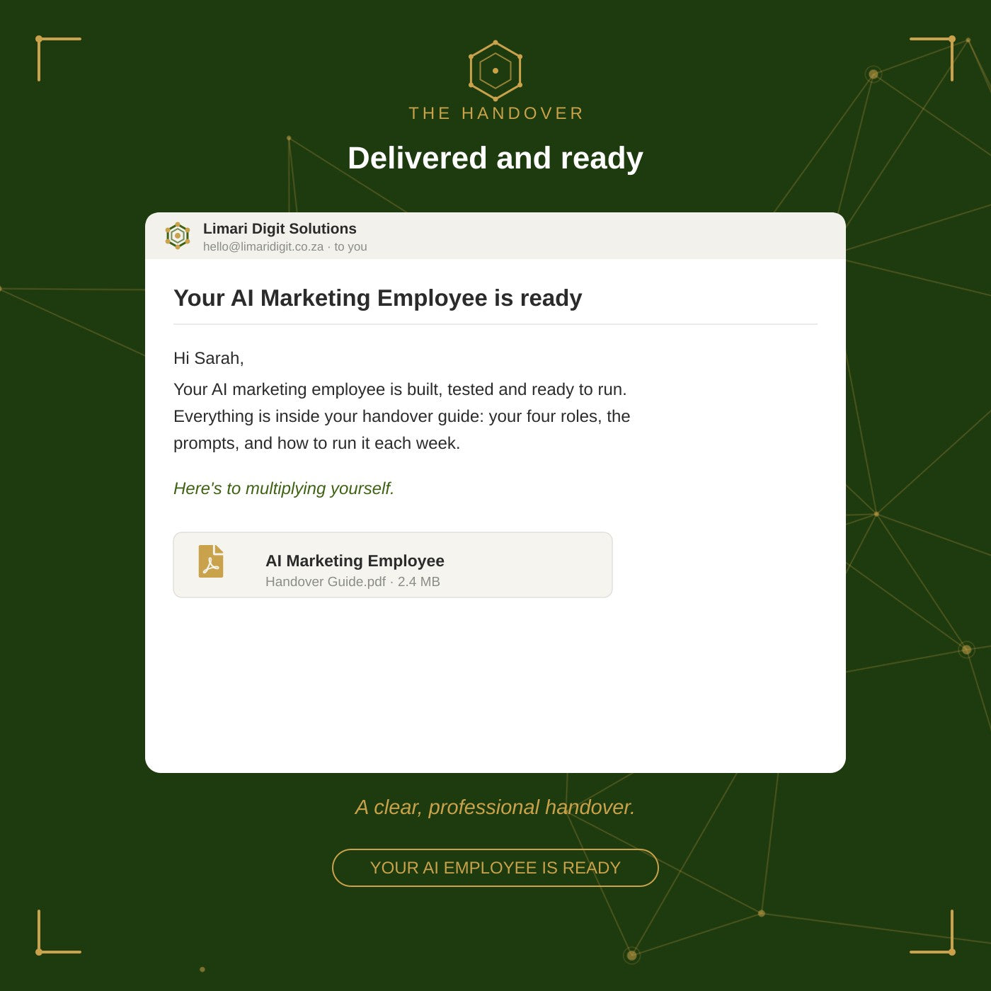 Done-For-You: Your AI Marketing Employee, Built For You