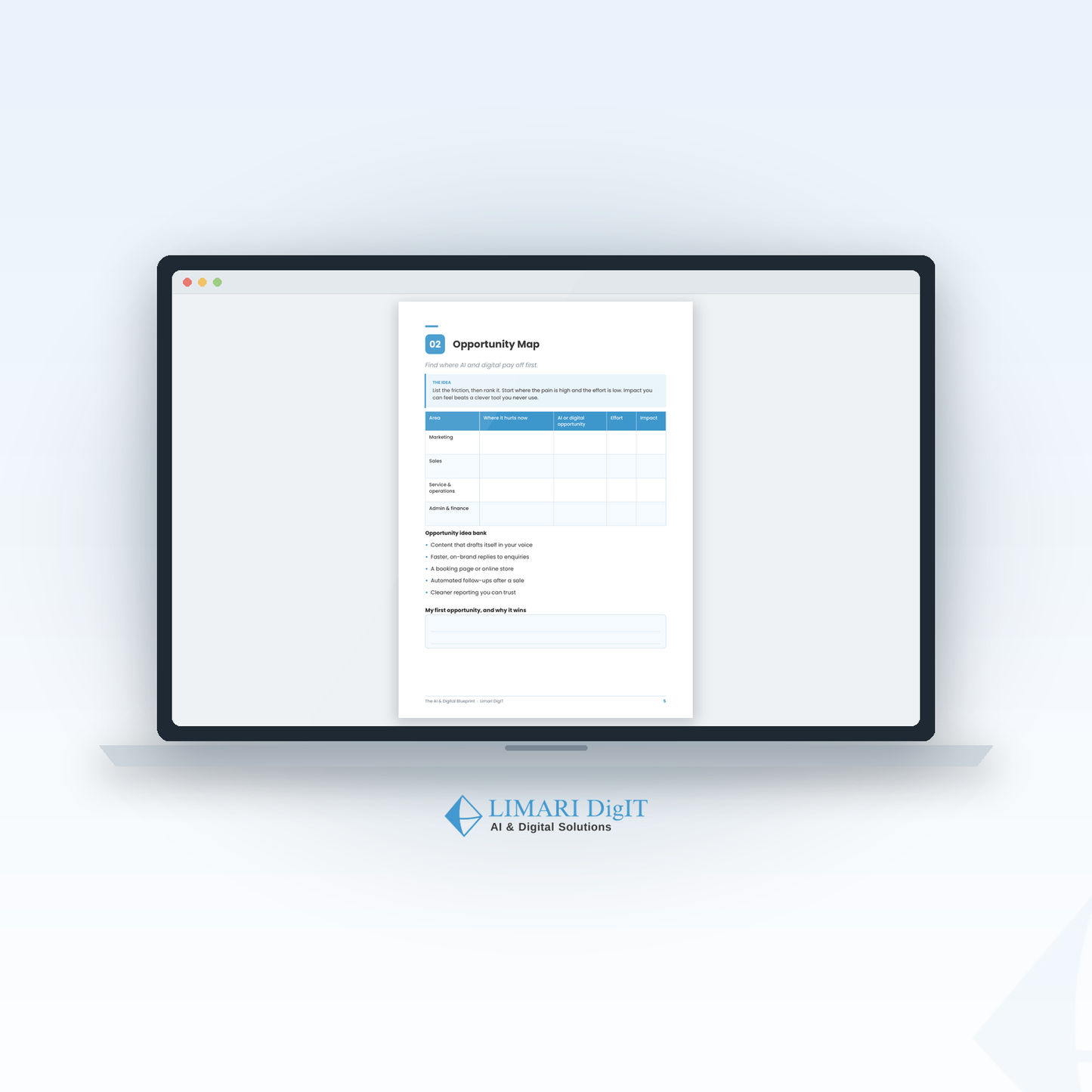 The AI & Digital Blueprint (Workbook)